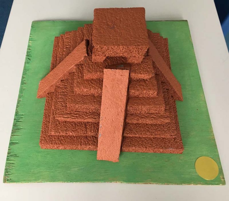 Sponge Maya Pyramid